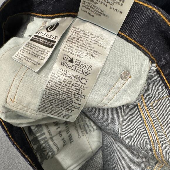 Levi's 541 Jeans Mens 36x30 (37x29 ACTUAL) Athletic Taper Blue Denim Indigo Dark - Picture 7 of 9